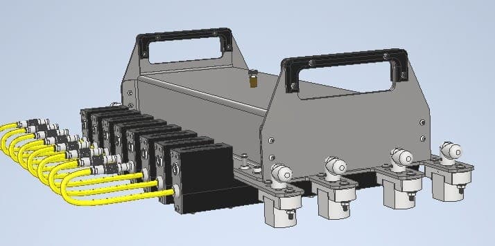 Render del porta-módulos